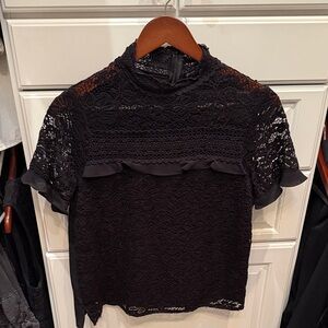 Gibson Black Lace Blouse